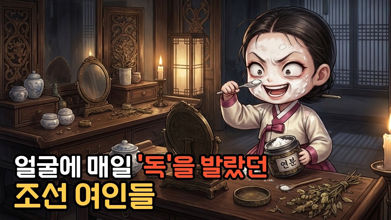 예뻐지기 위해서 조선 양반가 여성들이 매일 얼굴에 바른 하얀가루의 정체