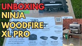 Ninja Woodfire Pro XL Outdoor Grill  & Smoker Unboxing OG850UK | Plus Ninja Table Installation