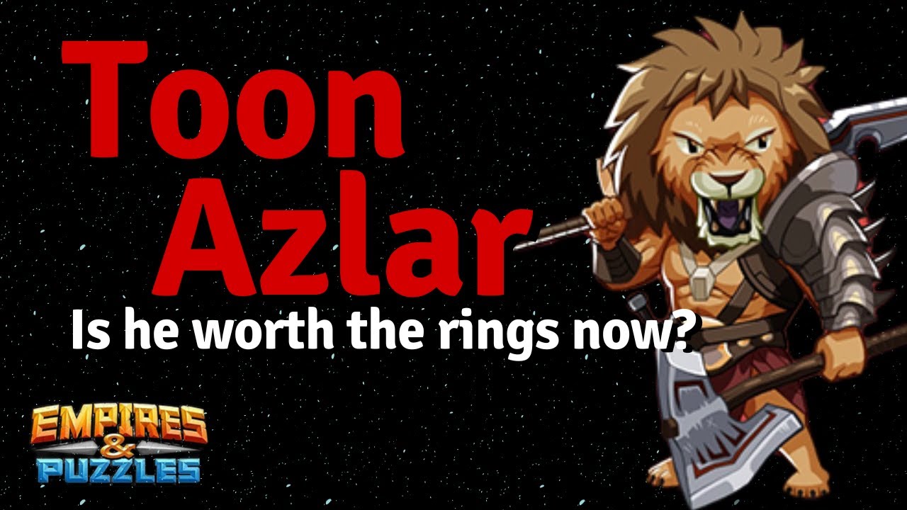 Testing out the NEW TOON AZLAR! Is he that much better? Worth the rings ...