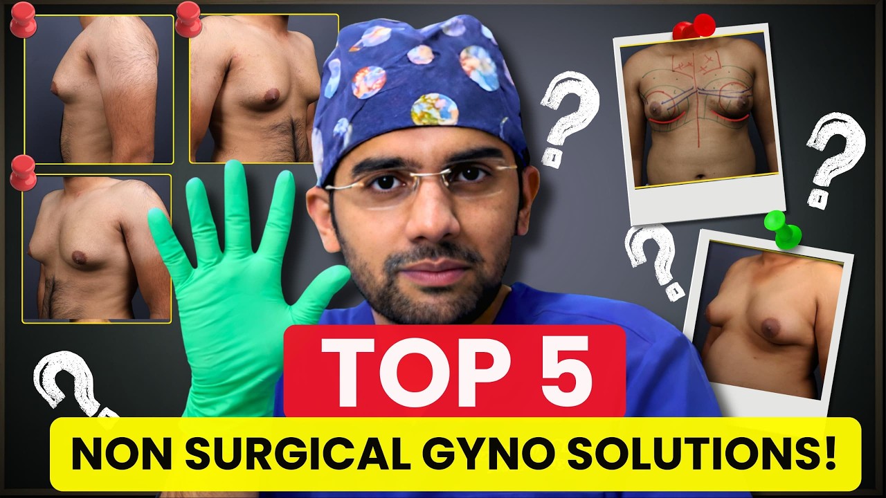 Gynecomastia के 5 Non Surgical Tips That Actually Work! | Dr DC, Plastic Surgeon | India. Pune