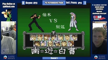 Yu Yu Hakusho Final - OES | Punny vs Keyon - GBG 9/21/2019