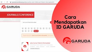 Cara Mendapatkan Id Garuda Garda Rujukan Digital