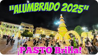 🌟 ALUMBRADO NAVIDEÑO en Pasto 2025 🎄 | La ciudad BRILLA de noche 🌙✨