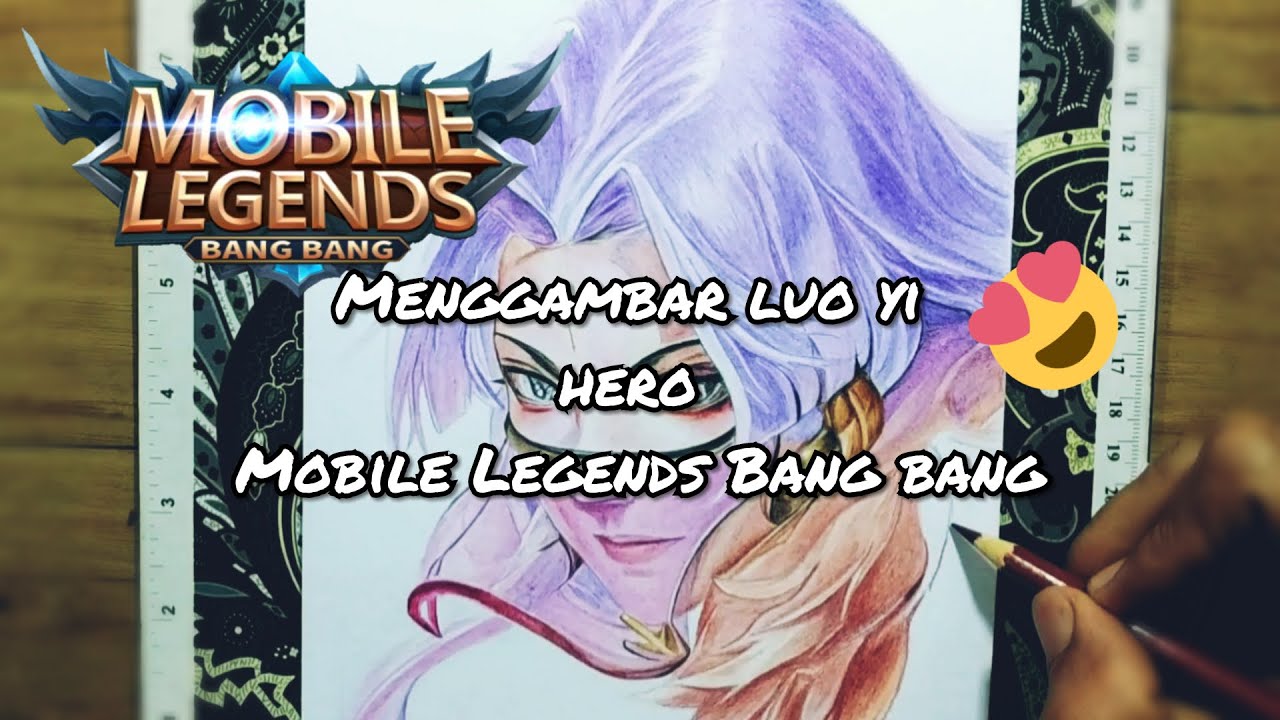 Drawing luo yi yin yang mage MOBILE LEGENDS Speed Coloring YouTube