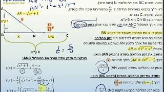 בעיות קיצון | חדווא | קיצון ותנועה | בגרות 2013 מועד ב' קיצון ותנועה שאלון 806/581 OpenBook