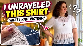 Why I Destroyed 100 Hours of Knitting and Made This
