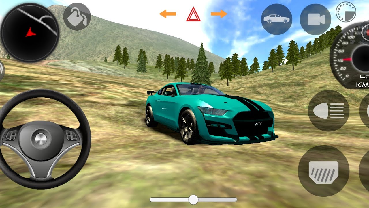 INDIAN CAR SIMULATOR | MUSTANG CAR DRIVING AND STUNTING | GAMEPLAY | GAMING CHANNEL BY SNOBI