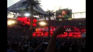 WWE WRESTLEMANIA 28 , KANE and RANDY ORTON ENTRANCE