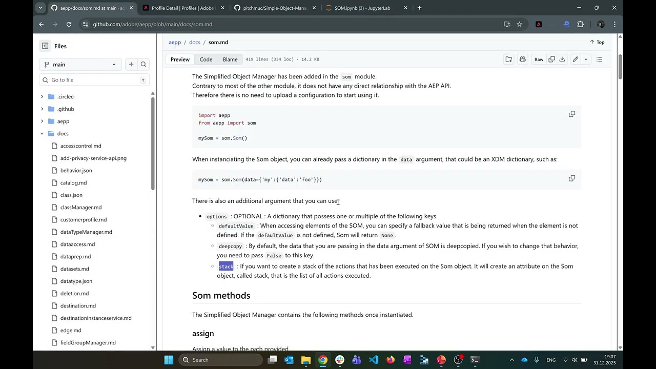 aepp: Simple Object Manager