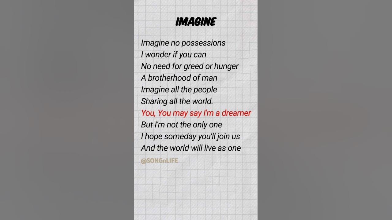🍉 Imagine [#1] | John Lennon #lyrics #english