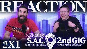 Ghost in the Shell: Stand Alone Complex 2x1 REACTION!! "Reembody"