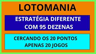 🔵Lotomania - Different Strategy 95 Numbers - 20 Mini-Games
