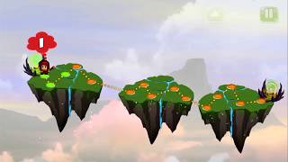 The gameplay of the new platformer game on Unity.