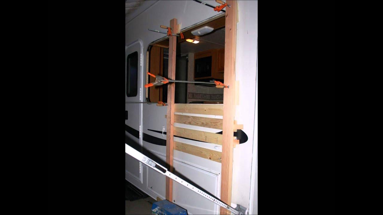 How to fix RV Wall Delamination DIY Fiberglass Siding Fix YouTube