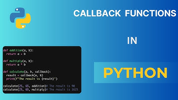 Python Programming for Absolute Beginners | Callback Functions #12