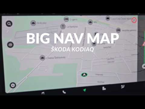 How to Get Full Screen Map on Škoda Kodiaq (Navigation Tutorial)
