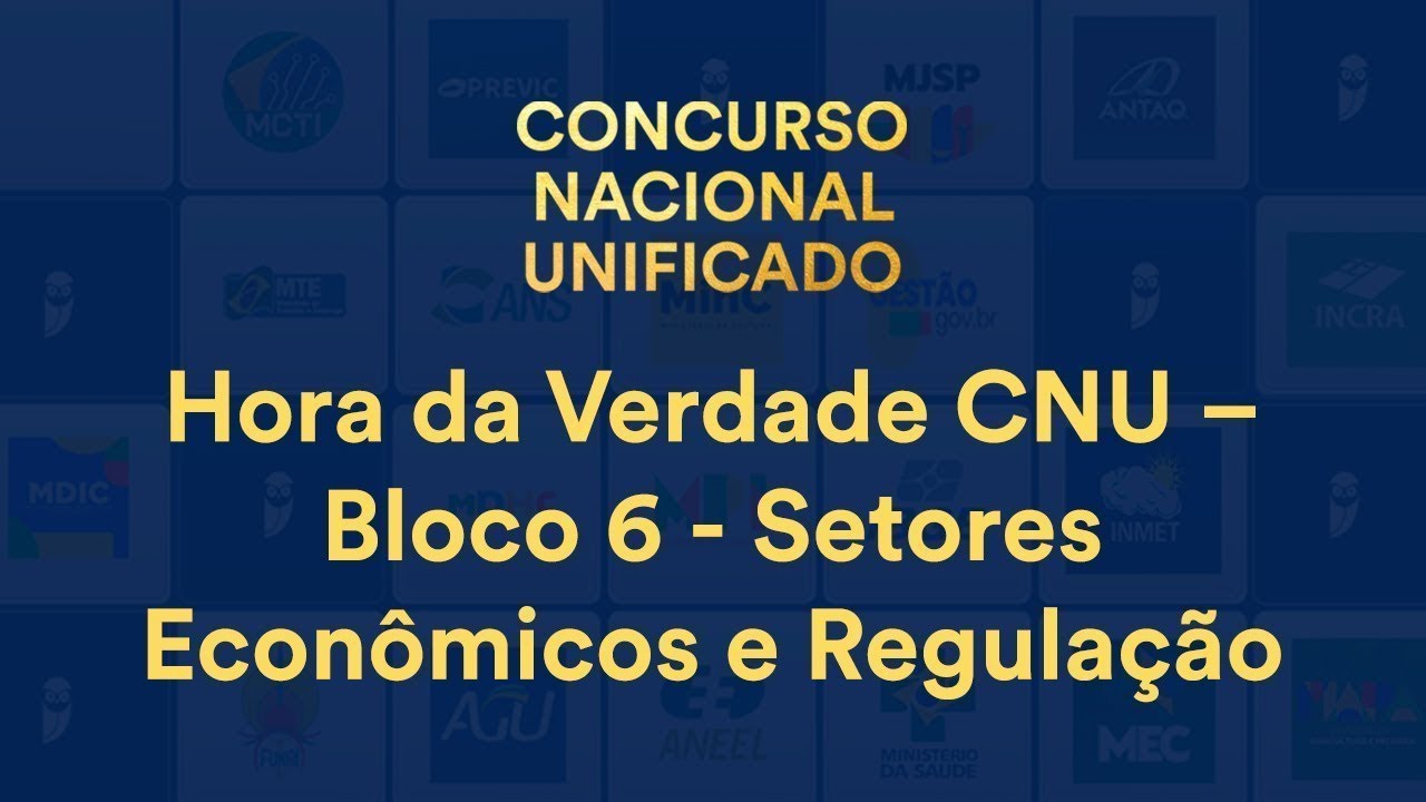 Hora da Verdade CNU – Bloco 6: Ciência, Tecnologia e Inovação do Brasil nos (ODS)