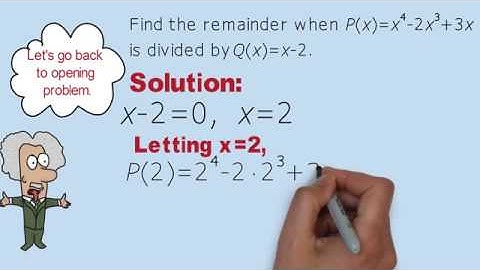 The Remainder Theorem. IGCSE. Additional Mathematics. 0606