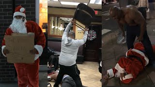 Queenz Flip gets Big Brody back for knocking him out during his Hood Santa hustle