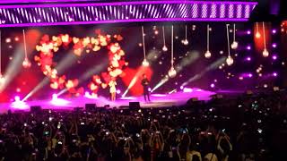 FANCAM Music Bank in Singapore 20170804 Solar & YongHwa - 小酒窝
