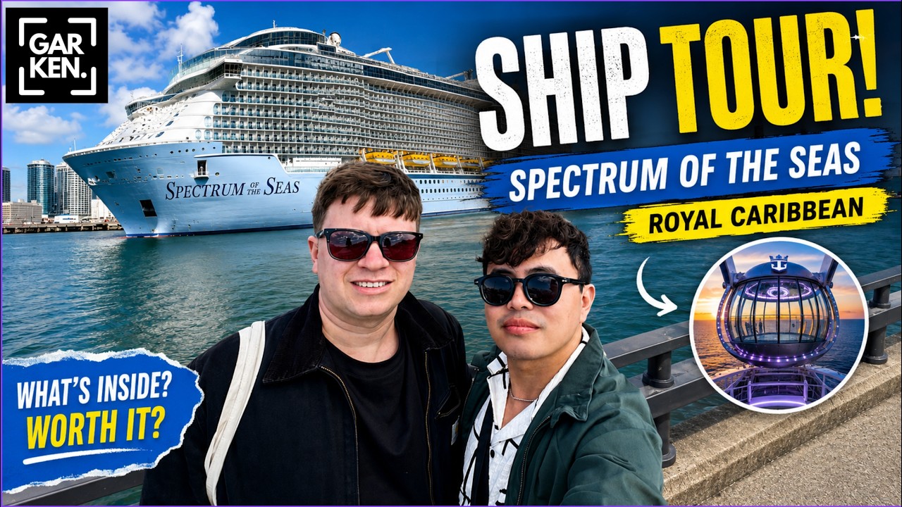 Royal Caribbean’s Most Unique Ship! Spectrum of the Seas Ship Tour!