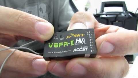 Bind FRSKY DJT com RX V8FRII