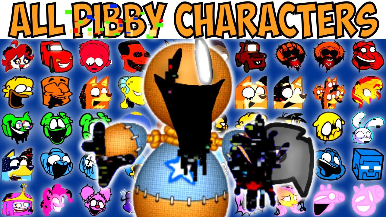 ALL PIBBY GLITCH CHARACTERS | FNF Character Test | Gameplay VS Playground