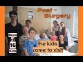 Post Cancer Surgery + Kids get to visit Mum in hospital