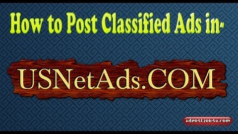 How to Post Ads on usnetads.com (FREE CLASSIFIED LISTING)  by CYBER EXPO
