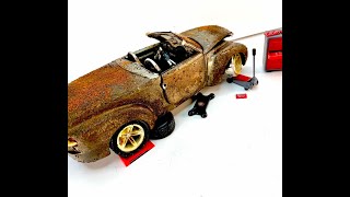 Restoration Damaged Chevrolet SSR Model car  Diecast restoration