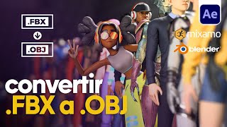 Element 3D: Converting FBX to OBJ for seamless integration