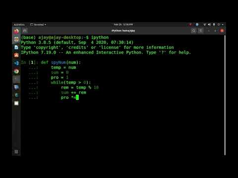 spy number in python