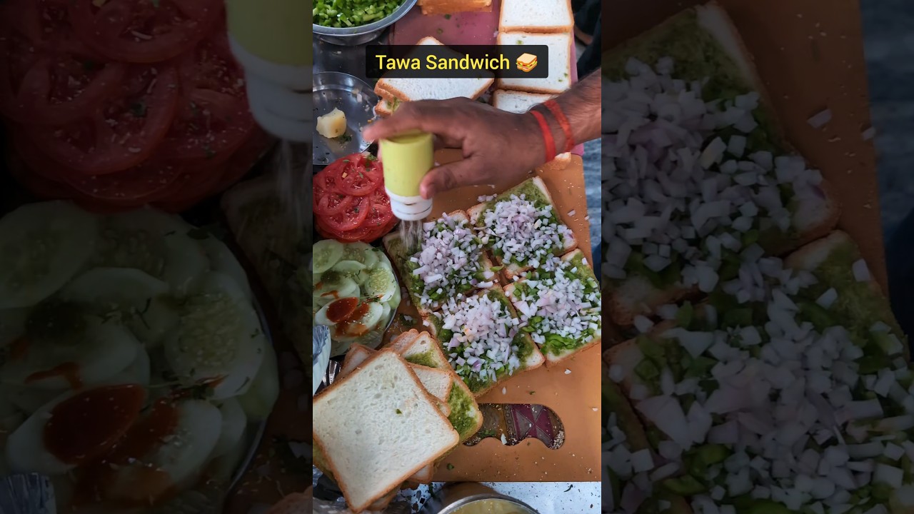 Hyderabadi Street Style Tava Sandwich recipe 🤤🔥