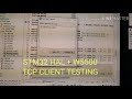 STM32 HAL   W5500 TCP CLIENT TESTING