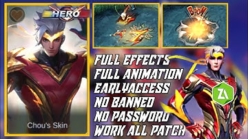 CHOU HERO THUNDERFIST SKIN SCRIPT EARLY ACCESS SCRIPT IS HERE!