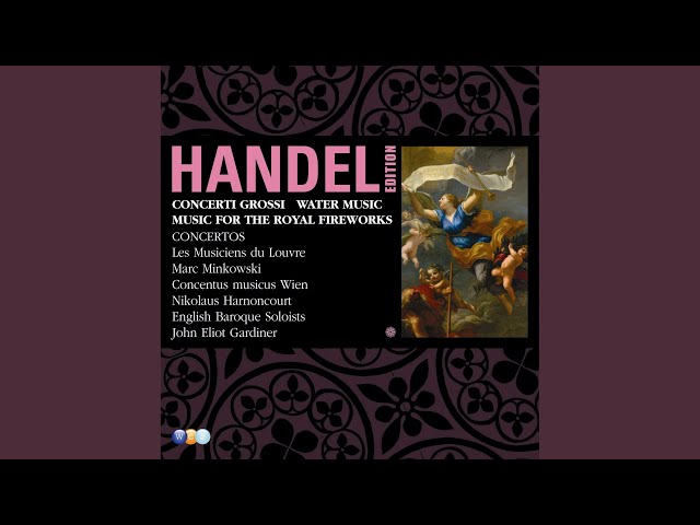 Haendel - Water Music: Suite n°3 : English Baroque Soloists / J.E.Gardiner