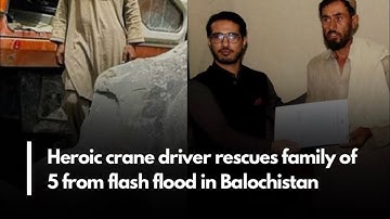 Brave Crane Driver saved this Family in the car from the flood Relay |Resuce family swept away|