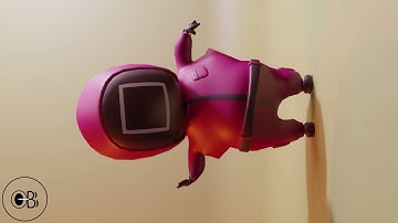 Kusu Kusu Song ft.Squid Game made in Blender 3D