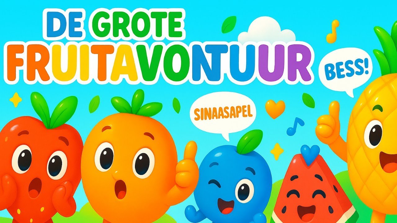 Het Grote Fruitavontuur Muziekliedje 🍎🍌 | Vrolijk Fruit Song by BrightTales
