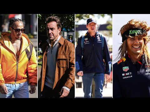 Lewis Hamilton arrive with bodyguards for AusGP  F1 Driver arrivals inside the Paddock BTS