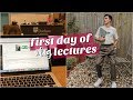 uni vlog: my first day of lectures + world mental health day