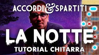 LA NOTTE Tutorial Chitarra - Arisa