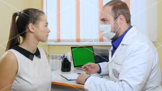 Doctor Checking Patients Throat