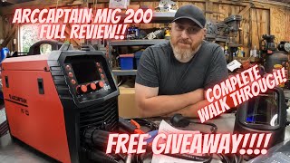 Best value in welders?? Arccaptain MIG 200 Multi Process welder review and complete tutorial!!