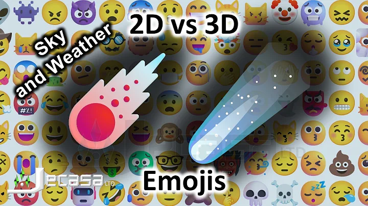 Emoji Meanings, 2D vs 3D Emojis, Part 29 - Sky and Weather | Noto vs Fluent Emojis, Learning English