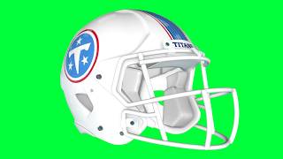 Tennessee Titans 2026 Helmet Green Screen Logo Loop Chroma Animation
