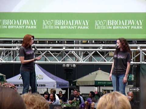 Superboy and the Invisible Girl- Next to Normal- Broadway at Bryant Park 2009