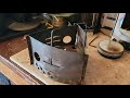 My homeade 5oz wood burner stove