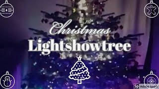 Weihnachtsbaum Mit Lichtershoweffekten