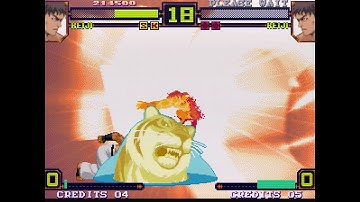 NeoSD Pro AES Matrimelee playing with Reiji/ Real Neo Geo OSSC + Framemeister